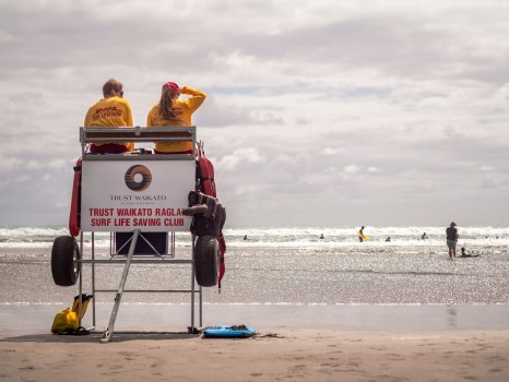 Lifeguards Surf Beach Patrol