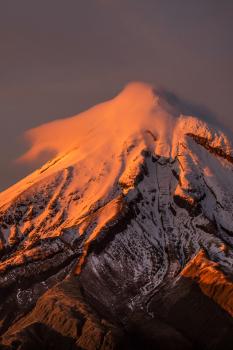 Mount Taranaki at dawn
