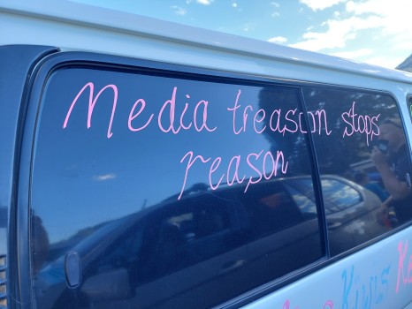 Convoy 2022 Picton Protest Sign Media