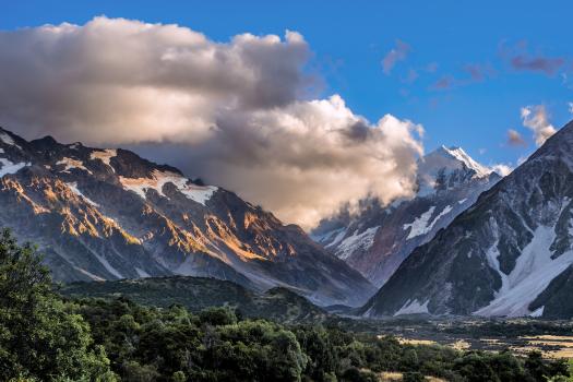 Mount Cook viewed from the Hermitage
