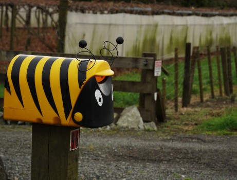 Bumblebee letterbox