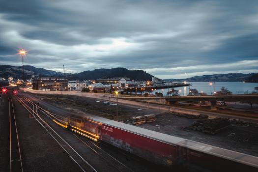 Dunedin train long exposure