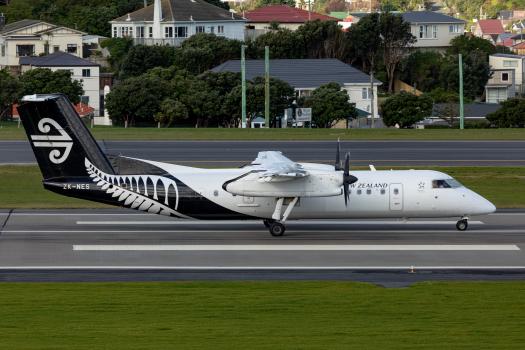 AIR New Zealand aircraft side shot