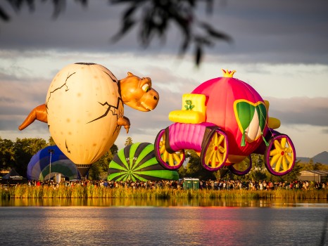 Dinosaur Egg Princess Chariot Balloons