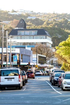 Busy roads of Wellington