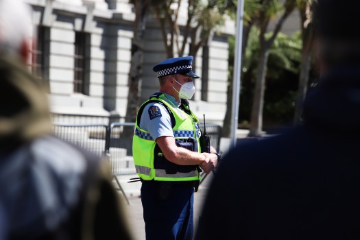 Wellington police officer - Convoy 2022