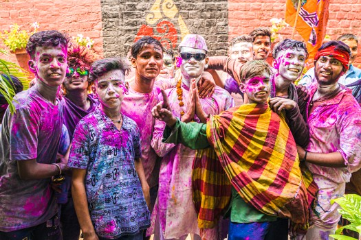 Locals celebrate Holi