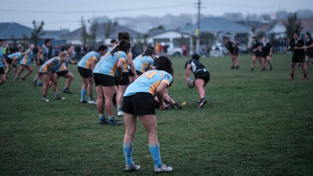 Women's rugby game, Dunedin