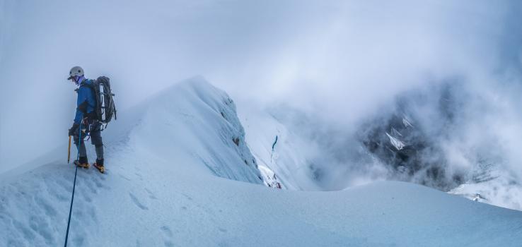 Climbing Mount Aylmer, Tasman Glacier