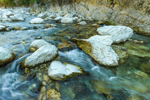  Limestone boulders, Waima River
