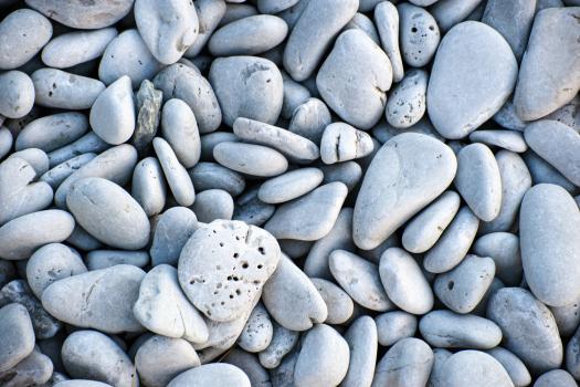 Limestone pebbles, Kaikoura