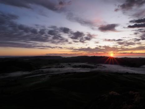 Sunrise from Te Mata Peak