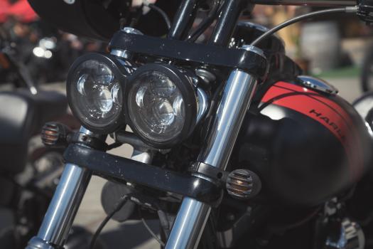 Harley-Davidson dual headlights