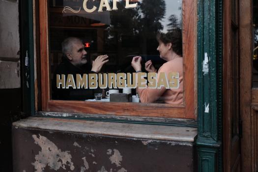 Buenos Aires cafe window