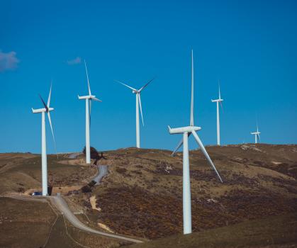 Makara Wind Farm windy road