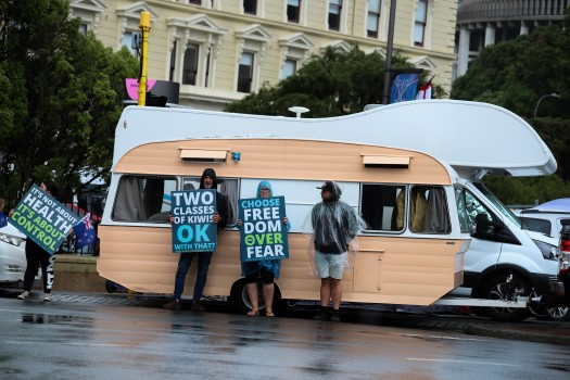 Two classes of Kiwi ok?- Convoy 2022 protest