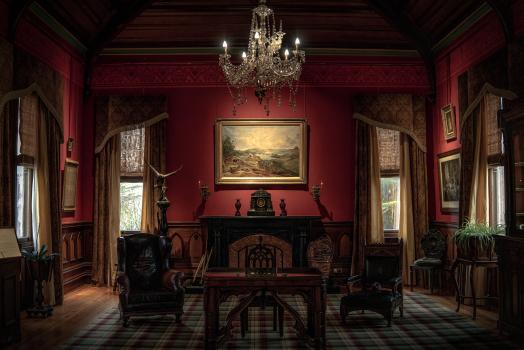 Larnach castle Drawing room