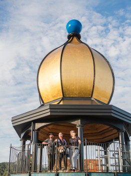 Hundertwasser Tourism Golden Cupola Dome