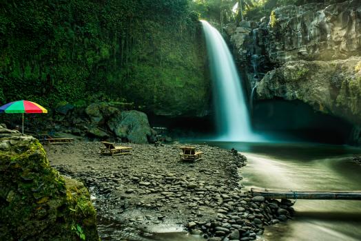Jungle waterfall in Bali