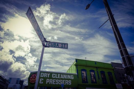 Abel Smith street and Cuba street junction
