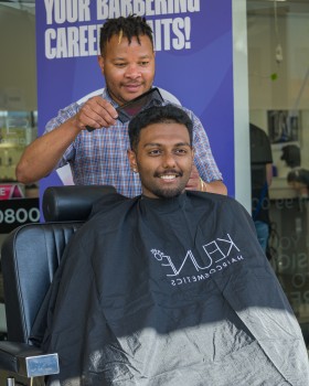 Barbering career awaits