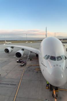 Airbus A380-800 evening flight
