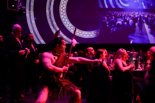 Māori Toa in the audience Hi-Tech Awards 2022