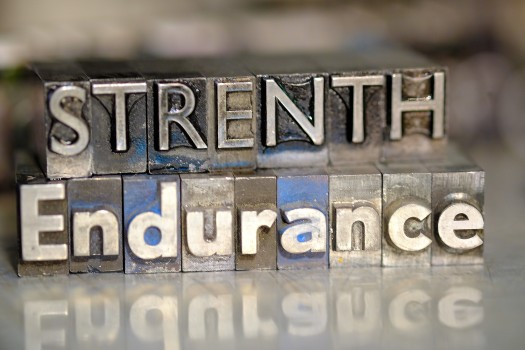 Typeset Strength Endurance