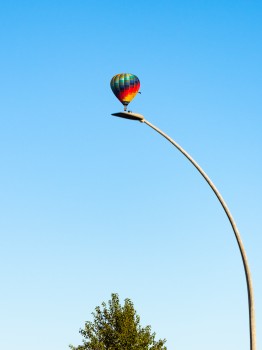 Hot Air Balloon Lamp Post