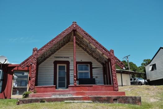 Maori architecture at Whakarewarewa