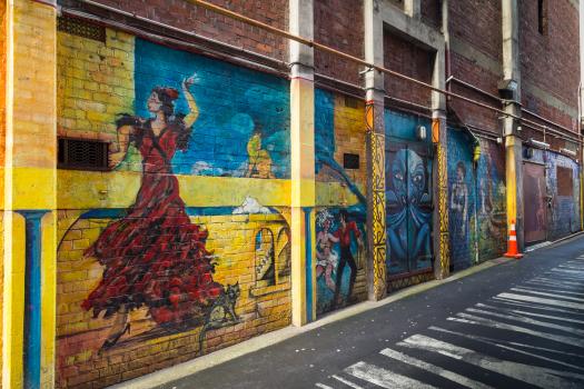 Wellington street art