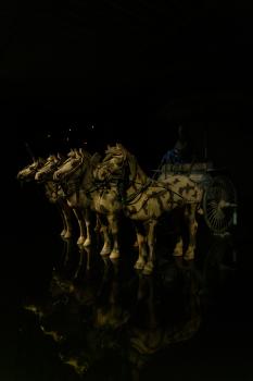 Terracotta war horses
