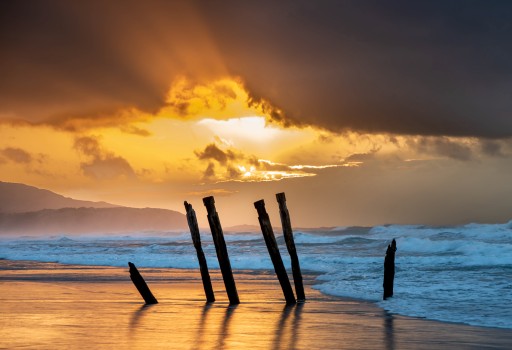 Sunrise, St Clair beach, Dunedin