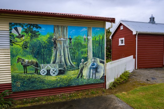 Mural, Norsewood, Hawke's Bay