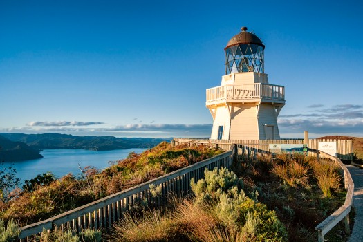 Lighthouse on Manukau Heads, near Auckland