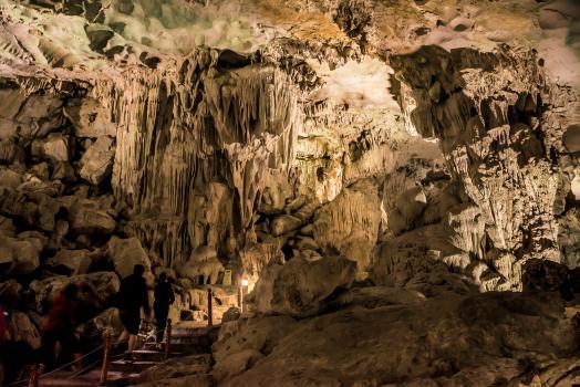 Caves at Halong Bay, Vietnam