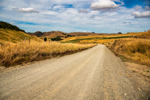 Dirt road in rural Wairarapa