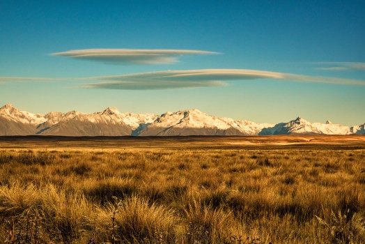 Lenticular Clod over the Southern Alps