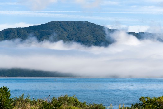 Kapiti Island clouds