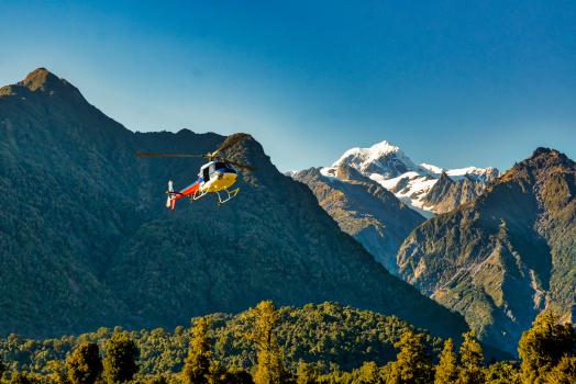 Helicopter to the Alps
