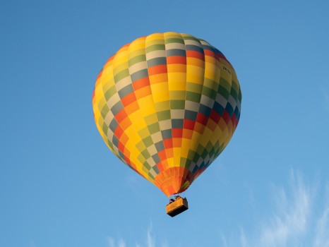 Balloon in flight