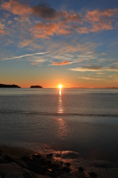 Sunrise over Marahau, Golden Bay