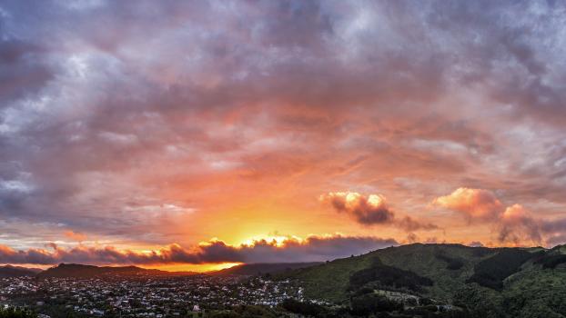 Wellington sunset