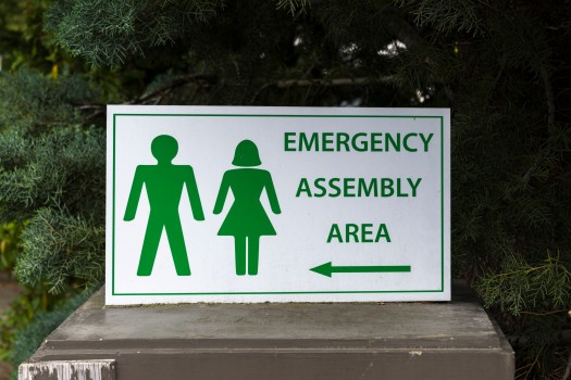 Sign Emergency Assembly