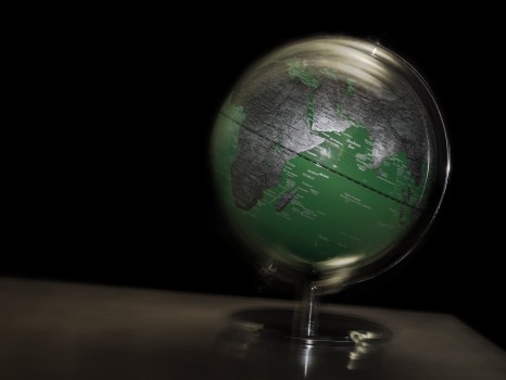 Spinning Globe Green World Creative