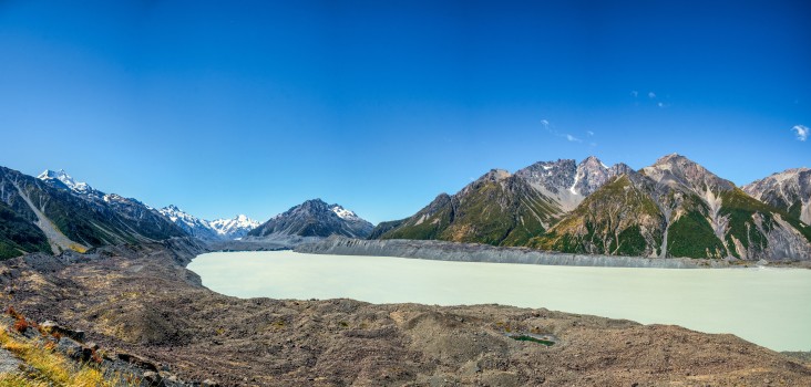 Tasman Glacier lake