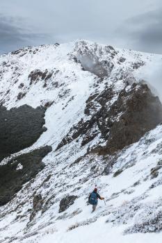 Climber, Mt Rintoul, Nelson