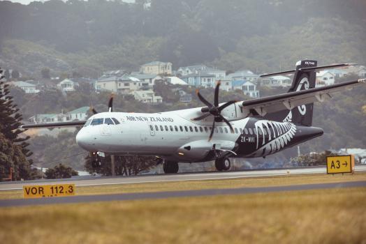 AIR New Zealand domestic flight