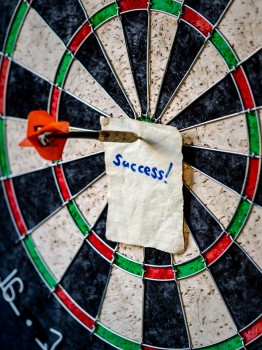 Dart Board Success Bullseye
