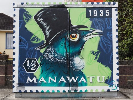 Palmerston North Painted Electricity Box